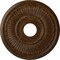 Ekena Millwork Melonie Ceiling Medallion (Fits Canopies up to 6 3/8"), 16"OD x 3 5/8"ID x 3/4"P, Root Beer Crackle CM16MLRBC - alternate 1
